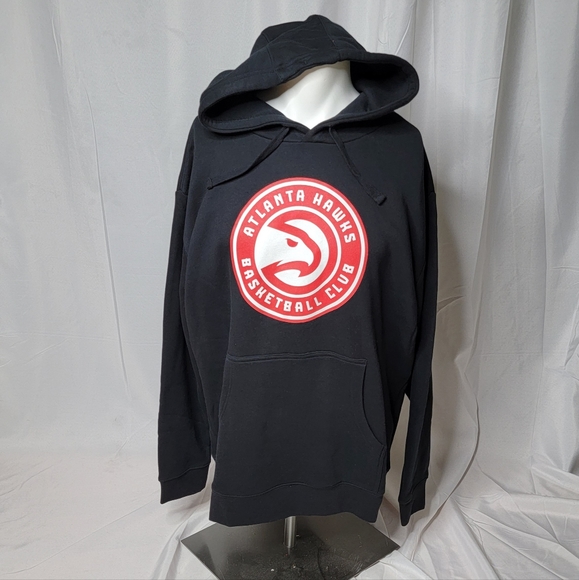 Atlanta Hawks Primary Logo Pullover Hoodie - Black sz 2XL - Picture 1 of 6